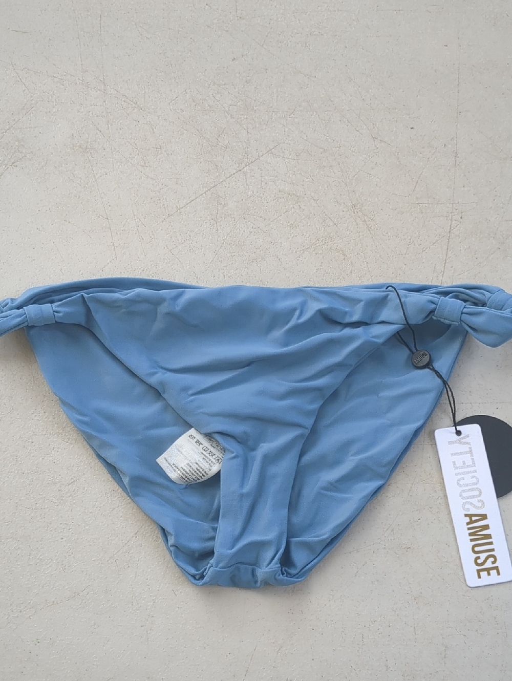 Amuse Society Powder Blue Tie-Side Bikini Bottom